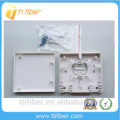 FTTH 2 puertos Fibra retardante de la placa de la placa de montaje / 86 Socket Patch Panel